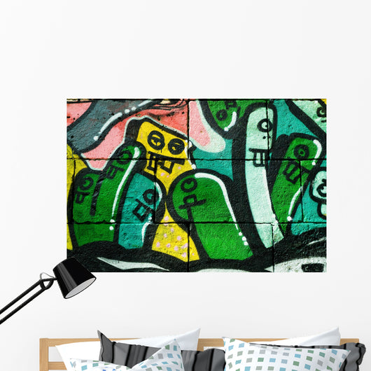 Graffiti Worm Wall Decal