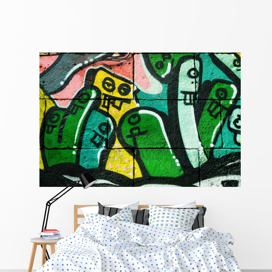 Graffiti Worm Wall Decal