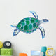 Hand Drawn Vector Turtle Wall Decal