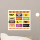 Vintage Cinema Tickets Collection Wall Decal