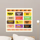 Vintage Cinema Tickets Collection Wall Decal