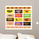 Vintage Cinema Tickets Collection Wall Decal