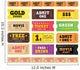 Vintage Cinema Tickets Collection Wall Decal