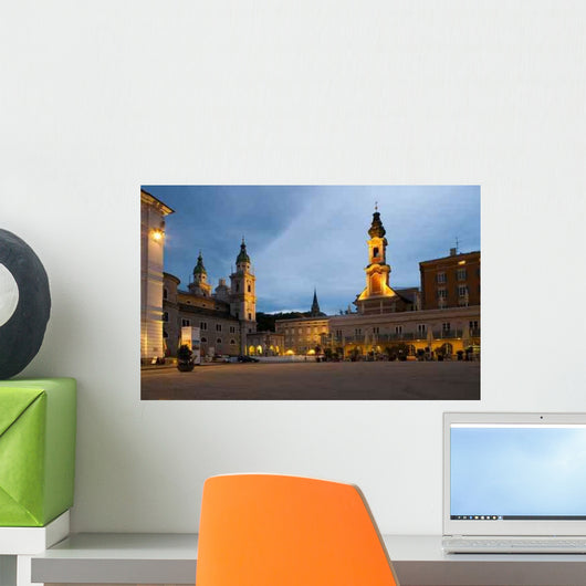 Salzburg and Sunset Wall Decal