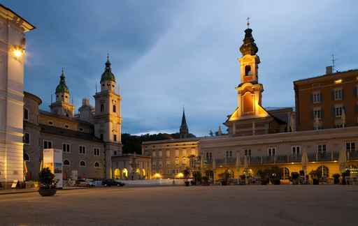 Salzburg and Sunset Wall Decal