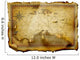 Ancient Pirate Map Wall Decal