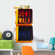 Don't Walk Sign Wall Decal