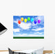 Rainbow Balloons Wall Decal