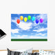 Rainbow Balloons Wall Decal