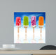 Four Ice Creams Wall Decal