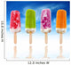 Four Ice Creams Wall Decal