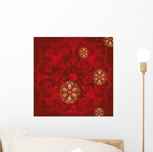 Antique Ottoman Gold Design Wall Decal