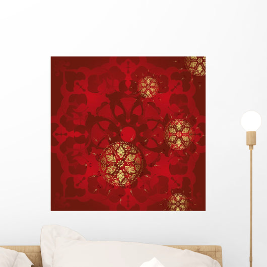 Antique Ottoman Gold Design Wall Decal