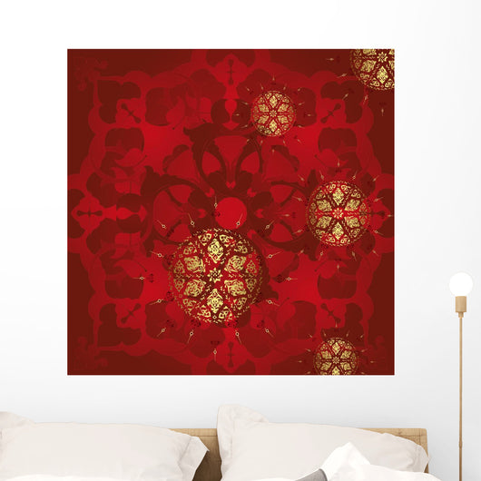 Antique Ottoman Gold Design Wall Decal