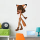 Toon Figure Fox Wall Decal