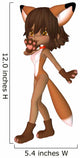 Toon Figure Fox Wall Decal