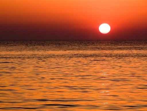Sunset Black Sea Wall Decal