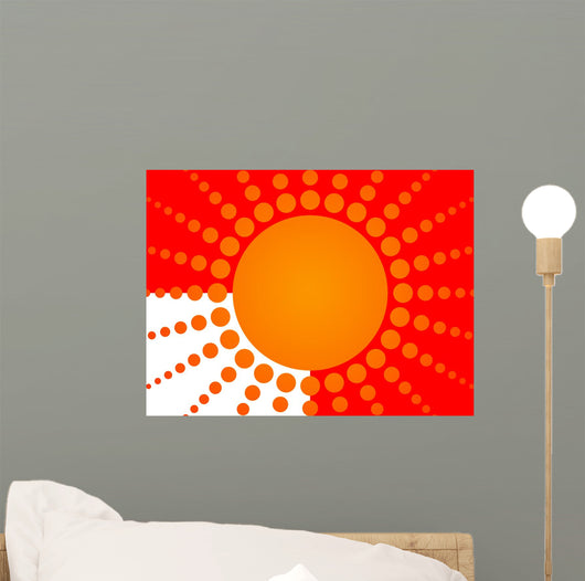 Sun Wall Decal Design 1