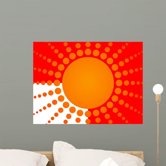 Sun Wall Decal Design 1
