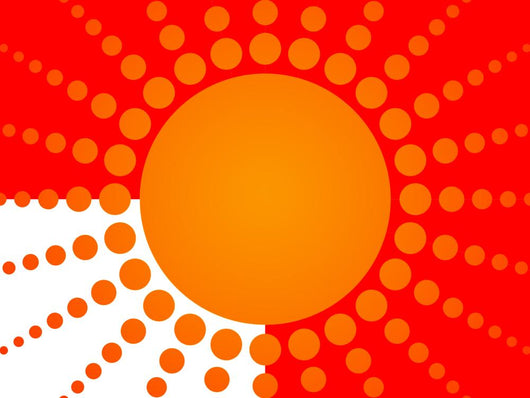 Sun Wall Decal Design 1
