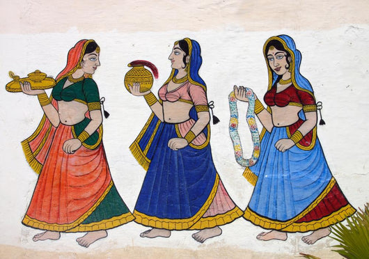 Fresque- Udaipur-inde Wall Decal