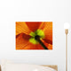 Red Poppy Wall Decal Design 4