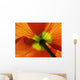 Red Poppy Wall Decal Design 4