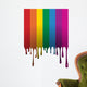 Dripping Paint Rainbow Wall Decal