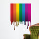 Dripping Paint Rainbow Wall Decal