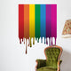 Dripping Paint Rainbow Wall Decal