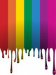 Dripping Paint Rainbow Wall Decal