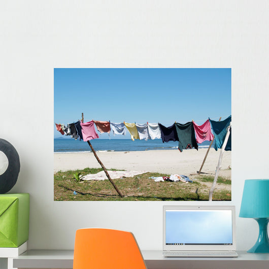 Clothes Line Wall Decal