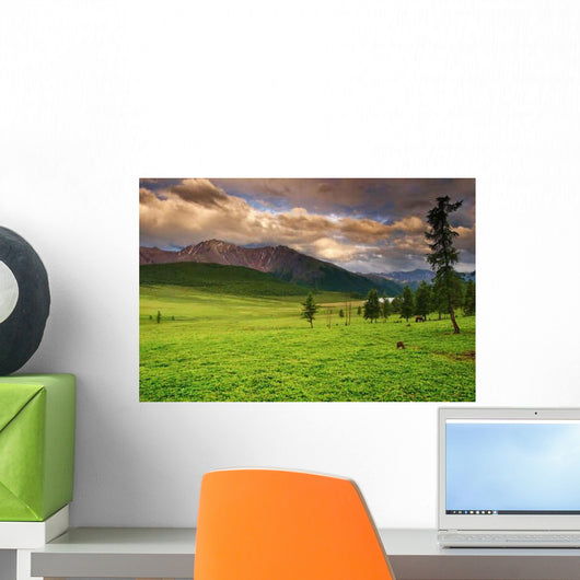 Mountain Landscape Wall Decal Design 1