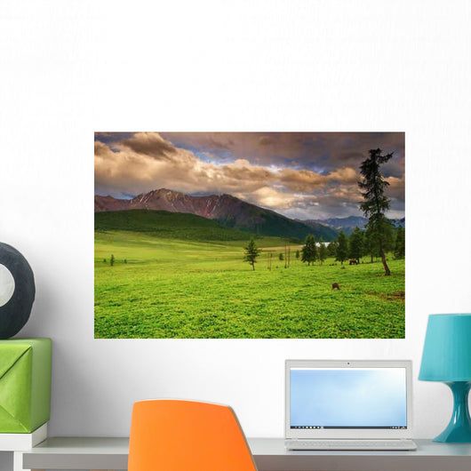 Mountain Landscape Wall Decal Design 1