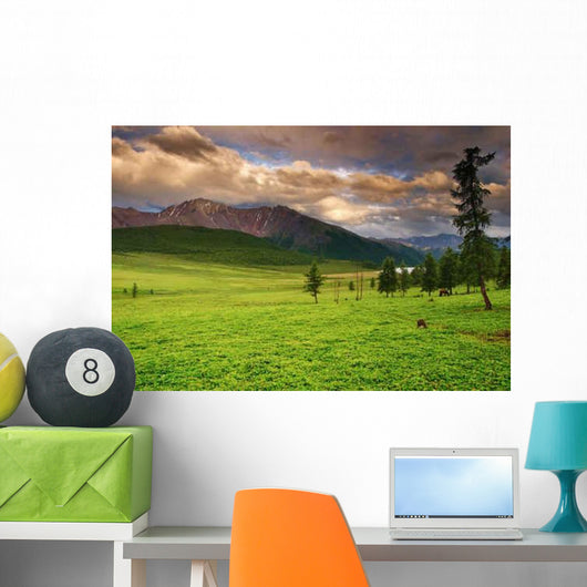 Mountain Landscape Wall Decal Design 1