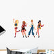 90s Girls Dancing Wall Stickers Wall Decal