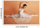 Young Ballerina Ballet Pose Wall Decal Design 2