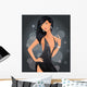 Disco Glamour Girl Wall Decal
