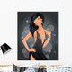 Disco Glamour Girl Wall Decal
