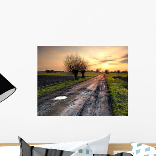 Road to Sun Wall Decal Design 1