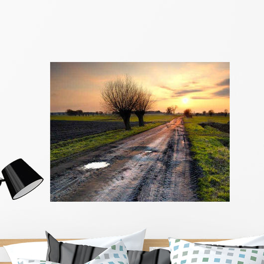 Road to Sun Wall Decal Design 1
