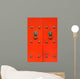 Red Doors Wall Decal