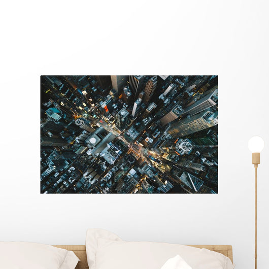Times Square from above Wall Decal