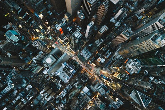 Times Square from above Wall Decal