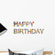 Happy Birthday Wall Decal Design 1