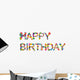 Happy Birthday Wall Decal Design 1