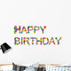 Happy Birthday Wall Decal Design 1
