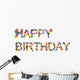 Happy Birthday Wall Decal Design 1