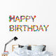 Happy Birthday Wall Decal Design 1