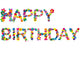 Happy Birthday Wall Decal Design 1